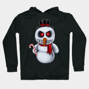 Evil Snowman Stole my Candy Cane Hoodie